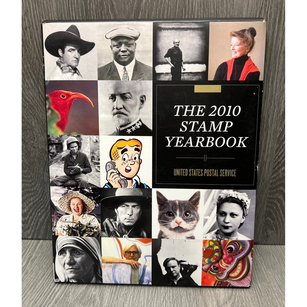 USPS The 2010 Stamp Yearbook Hardcover Collins Reference Icons Heritage Book